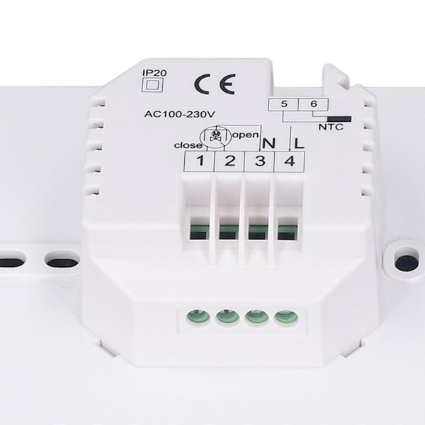 Programmerbar Termostat NTC2.5m för Elektriskt Uppvärmningssystem Temperaturregulator AC100‑230V