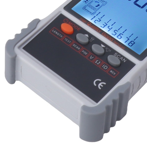 ET616 Netværkskabels Tester Multimeter Multifunktionel Linjefinder med LCD Skærm til Kabelsortering Netværksvedligeholdelse Sortering Telefonledning