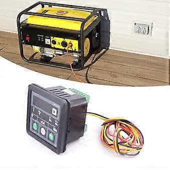 ATS220 Genset ATS Kontakter Controller Auto Manuelt LED Display Generator Kontrol Kontakter Modul Panel
