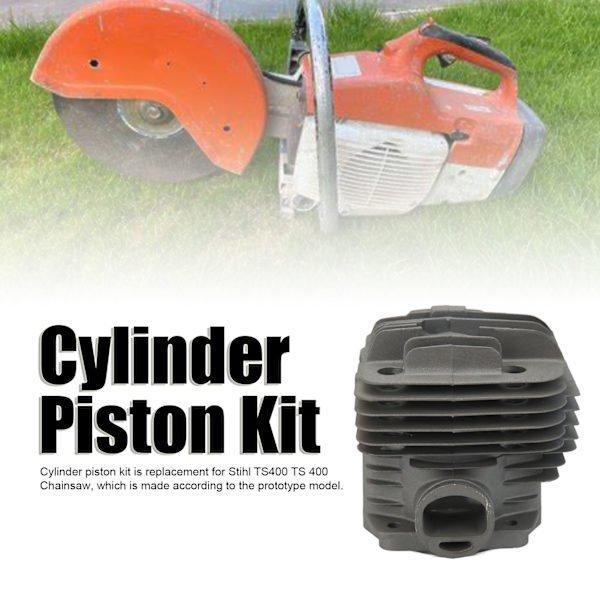 49mm Cylinder Stempel Sæt 42230201200 Lav Støj Varmeafledning Udskiftning til Stihl TS400 TS 400 Motorsav