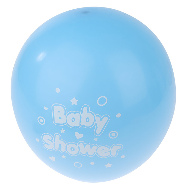 10 st Söt Tryckt Latexballonger Set för Baby Barnfödelsedagsfest Dekoration (4#)