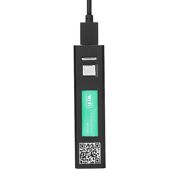 USB WiFi Øre-endoskop med LED-lys for inspeksjon og rensing av ørevoks