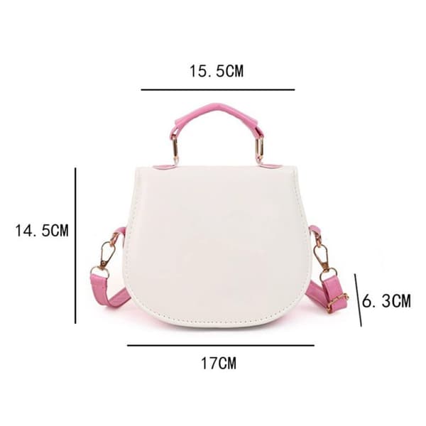 K-pop Print Crossbody Lunchväska med Tecknad Design - Rosa 6