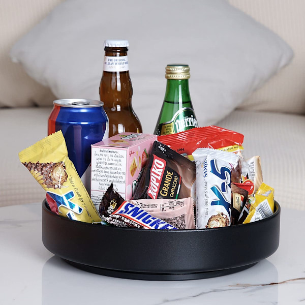 Lazy Susan Organizer, Mångsidig Organizer för Kök, Badrum, Hemmakontor, Tvättstuga, Garage, Hobbyrum (25 cm)