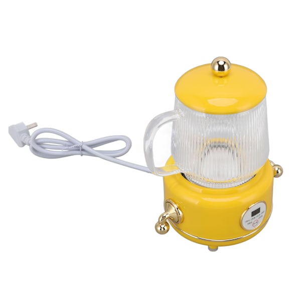 600ml Elektrisk Värmepanna 50Hz Exakt Matlagning Glas Elektrisk Tekanna för Studentrum Hem Camping Resor