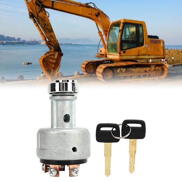 Tændingsswitch 22B0611910 Udskiftning til Komatsu PC‑7 PC200‑7 PC120‑6 PC360‑7 PC200‑7