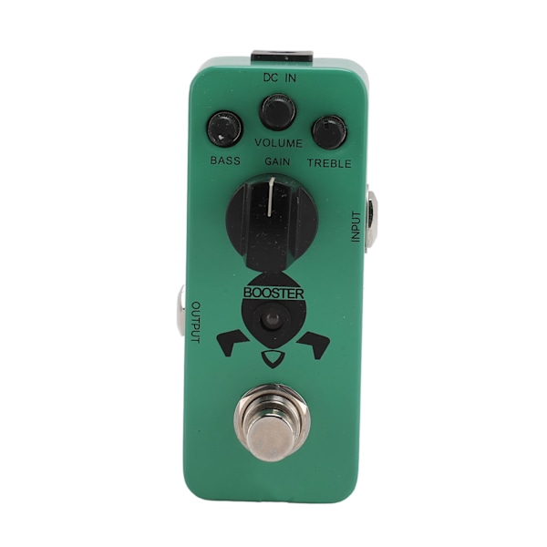 Elektrisk Gitarr Effektpedal Rattjustering Gain Distortion Gitarrpedal Ersättning Grön DC 9V