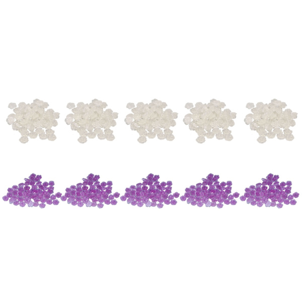 10 kpl 3D Kamelia-muotoisia kynsikoristeita DIY-hartsi hienostunut valo muuttuva kynsikoriste naisille violetti