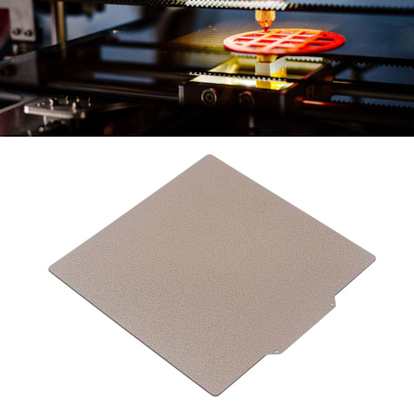Fjäderstål Byggplatta Magnetisk 235x235mm 2-sidig PEI Pulverlackerad för CREALITY Ender3 Ender5 3D-skrivartillbehör