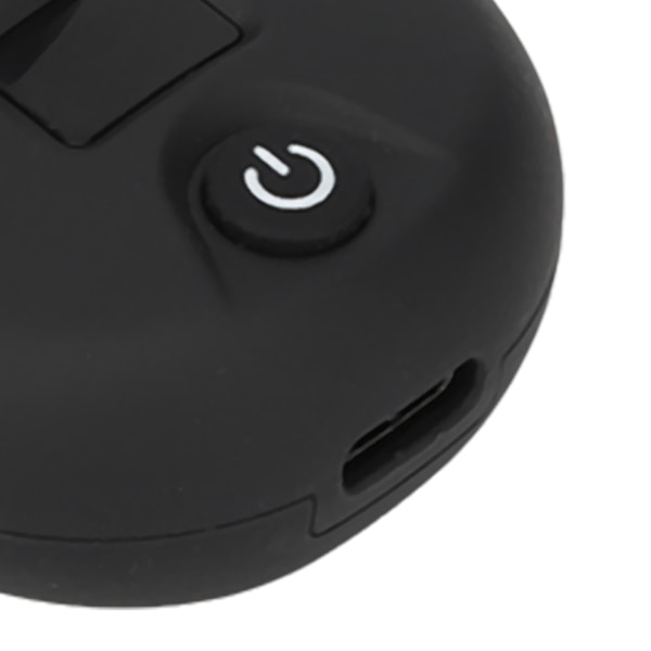 Elektrisk Skäggtrimmer Sladdlös Mini USB Laddningsbar LED-Display Vattentät Skäggtrimmer för Män Matt Svart
