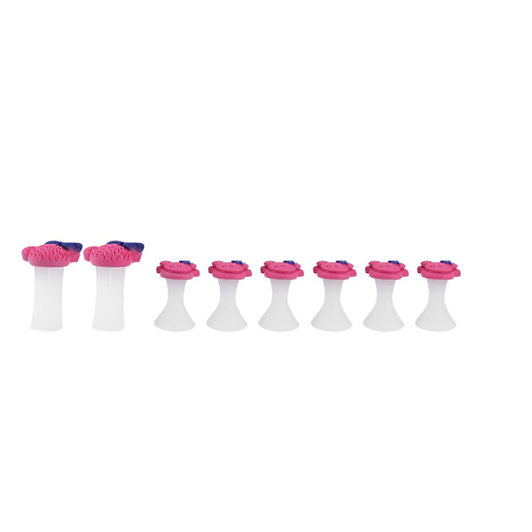 8 st/set Silikon Tåseparator Pedikyr Målnings DIY Dekorationer Separator Nagelkonst Verktyg #2