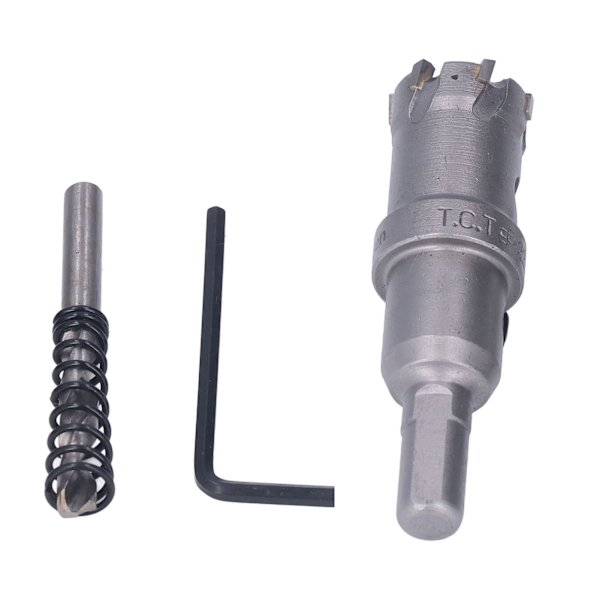 Carbid Hulsav Bit TCT Tyk Metal Tand Hulskærer Sæt med Hex Nøgle Kerneboring 22mm / 0.9in