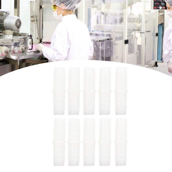 10 st. Plast slangnippel Rakt lika förgreningssvetsning skarvkoppling adapter 14-14mm