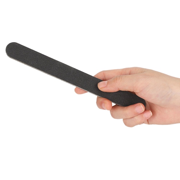 10 stk. Neglefil Polering Slibning Fil Professionel Neglefil Manicure Fil Sort