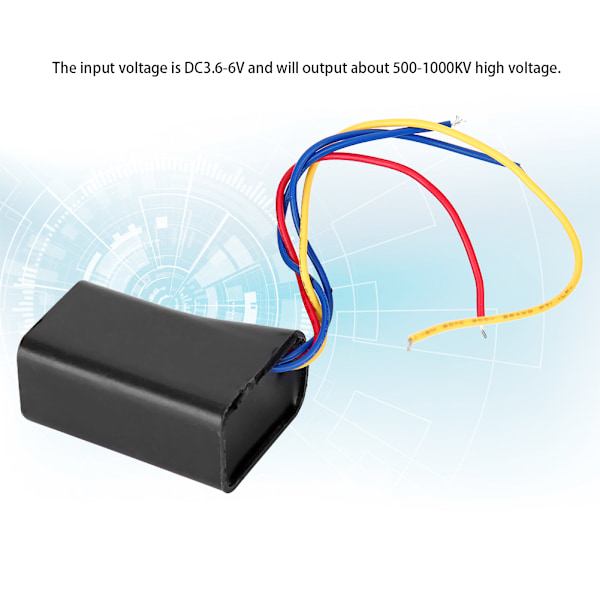 DC3.6-6V 1000KV Boost Strömmodul Generator Integrerad Puls Hög Låg Spänningstransformator