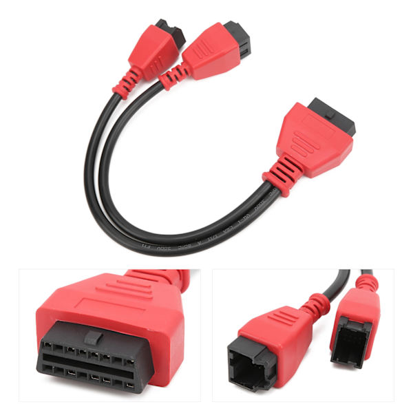 Bildiagnostisk Kabeladapter 12+8-bens stik-og-spil udskiftning til Autel Maxisys-serie scannere MS905