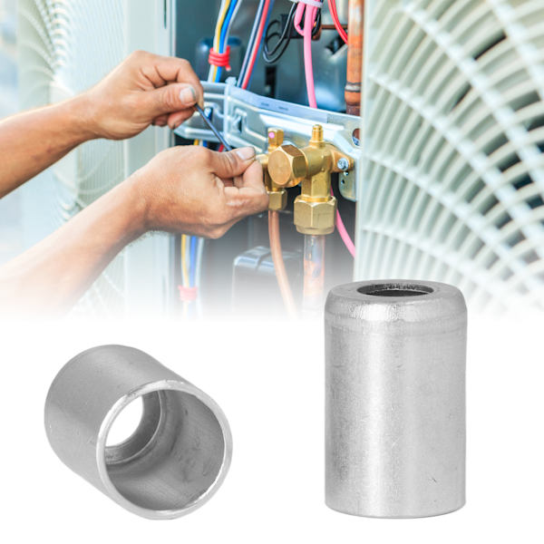 20 stk. Airconditionsslange Aluminium Dæksel Stærk Styrke Airconditionssamlingsdæksel til Bil 3/8 tommer