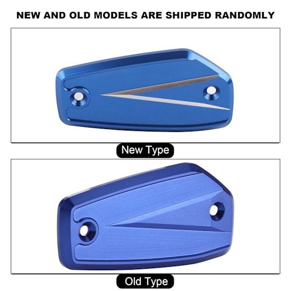 Reservoirlock för bromsvätska fram, passar Suzuki Katana GSX-S1000/GSX-S1000F (Blå)