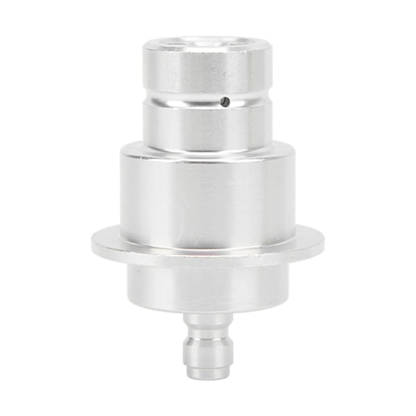 CO2-adapter i aluminiumlegering 0,3 tum snabbkoppling slitstark hög hårdhet sodamaskinanslutning silver