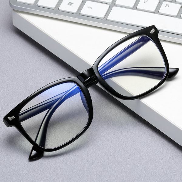 Blå lysblokerende briller, computerspilbriller til kvinder M