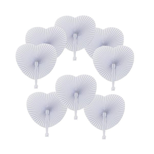 Chica Bröllopsdekorationer, Vikbara Fläktar Hjärtformad Pappersdragspelsmatta, Bröllopsgåvor för Möhippor, Babyshowers, Födelsedagsfiranden