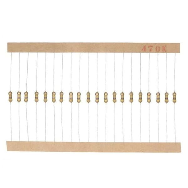1500 st 1/4 Watt kolfilmsmotstånd 5% 1R-10M sortimentssats