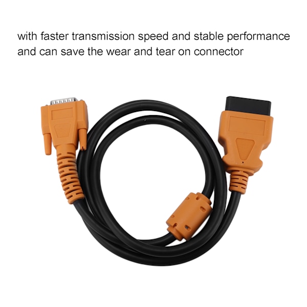152cm/4.99ft Universal OBD2 16-polet Han til Hun Forlængerkabel Diagnostisk Forlængerledning til Bil
