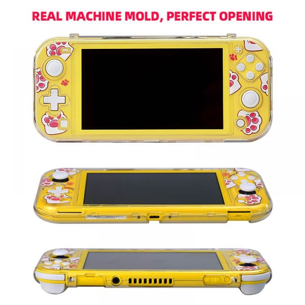 PC-etui egnet til Nintendo Switch Lite, klart beskyttelsesetui til Nintendo Switch Lite