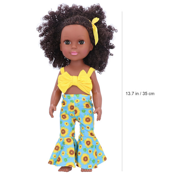 Reborn Babydukke Livaktig Babydukke Leke Krøllete Hår Soothing Doll Collection Lekegave Q14-49