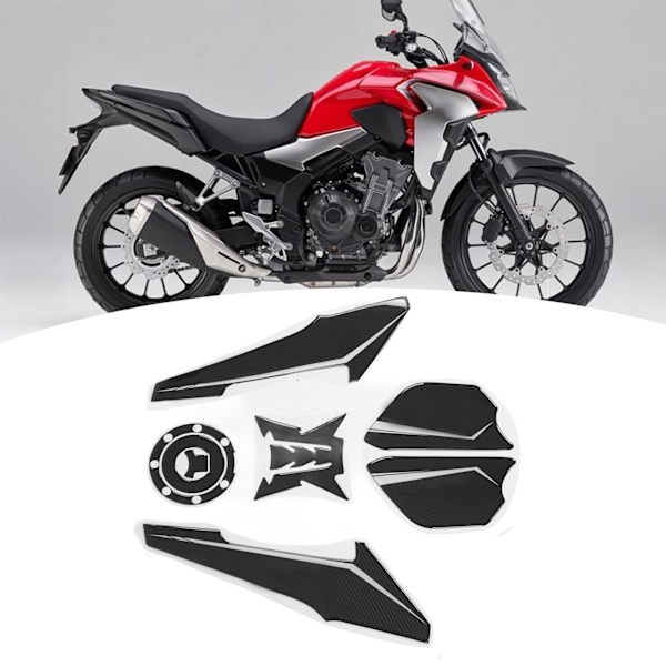 Motorcykel Skyddande Dekal Anti-Halk Kolfiberpapper Bränsletank Dekal Ersättning för CB400X CB 400X 2021