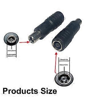 DC8mm 7.9mmx0.9mm Hunn til 8020 Hann Strømkontakter for Solcelleladesystemer