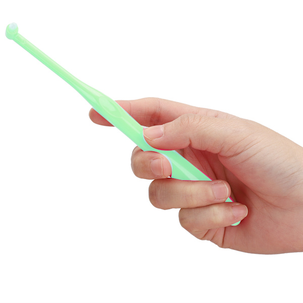 3-pack Ortodontisk Tandborste med Liten Huvud för Tandställning, Tandvård, Grön