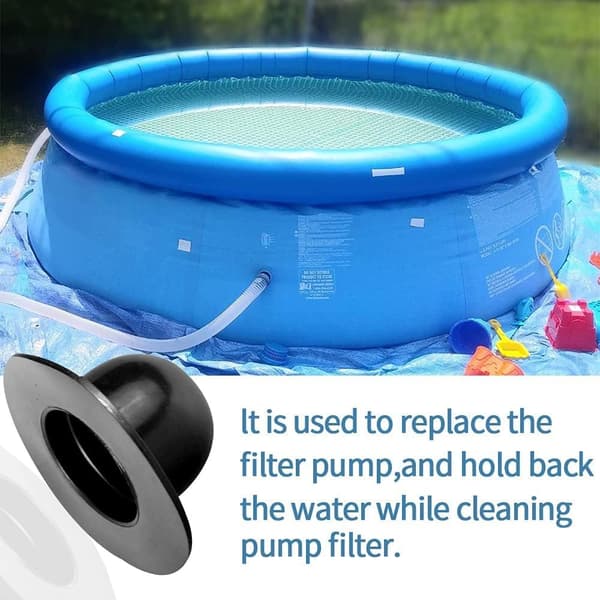 Intex Poolpluggar, Vattentäta Köldtåliga Väggplugg Ersättning för Ovanjordspool, Poolventilplugg för Poolpumps Silhål