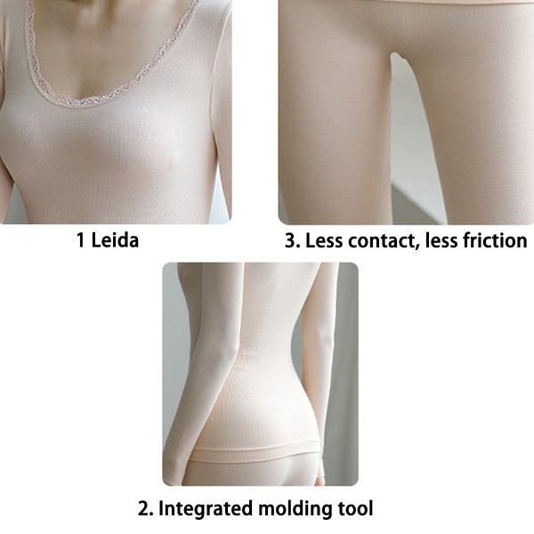 1 sett med Thin Slimming Thermal Underwear Thin Slimming Body