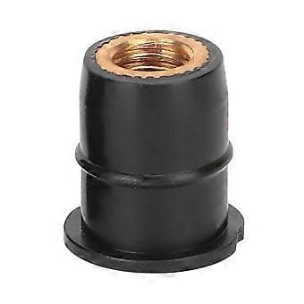 50 st Välmutter Gummi M6x0.8mm Modifiering för Motorcyklar ATVs Vindrutor Kaross