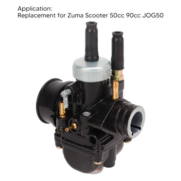 17mm Motorcykel Forgaser Sort Carb Udskiftning til Zuma Scooter 50cc 90cc JOG50