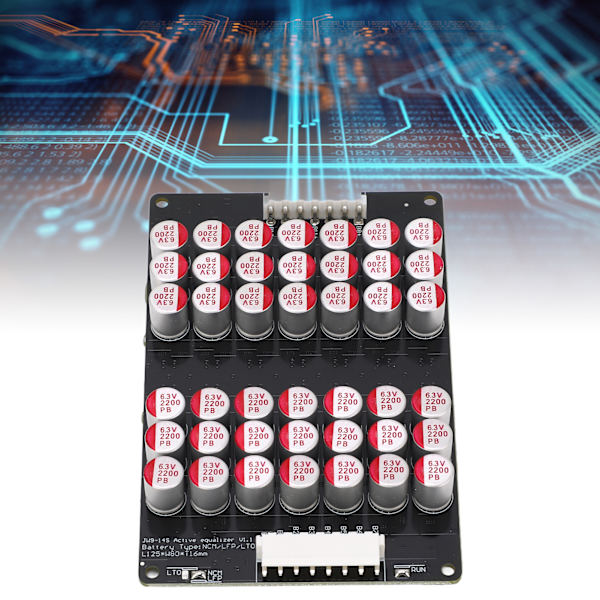 Batteri Aktiv Udligner 10 til 14S Aktiv Udligner Balancer NCM Li Ion LTO Batteri Balancemodul 1.8‑4.5V