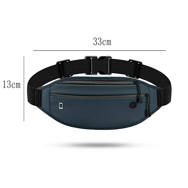 Løpebelte Fanny Pack, Midjeveske for løping Jogging Gym