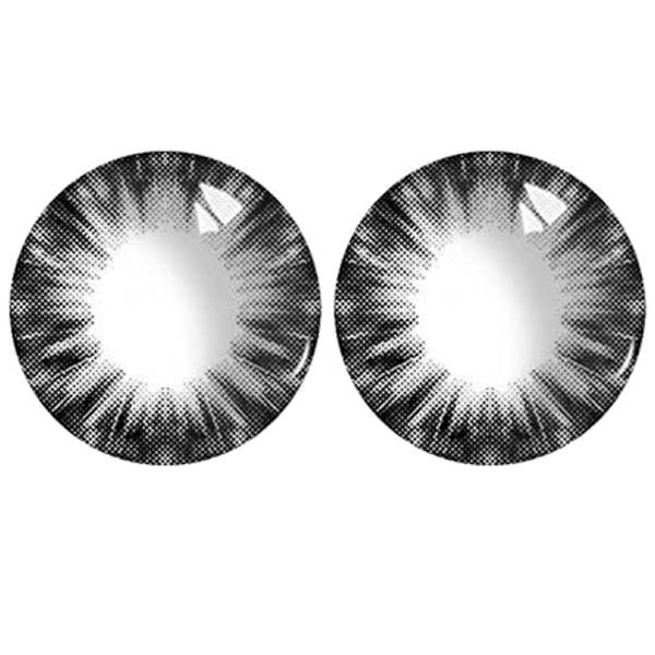 2 kpl 14 mm värillisiä piilolinssejä silmävaruste vuosittain värillinen linssi 0 astetta kosmeettinen käyttö Musta