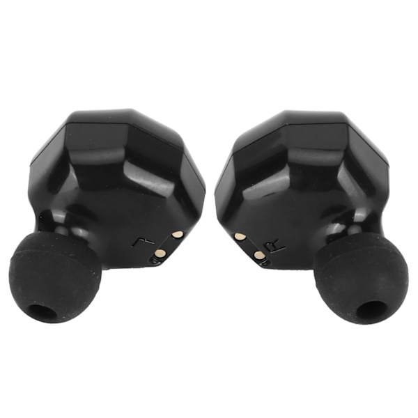 Binaurala Bluetooth Hörlurar Portabla Bluetooth Headset Hörlurar för Körning Användning Svart