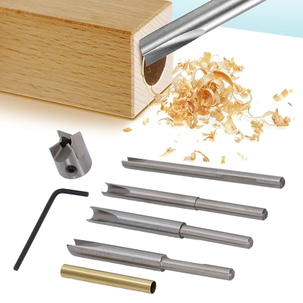 13Pcs Pen Barrel Trimming System Carbon Steel Cutter Shafts for Woodworking Pen Kit