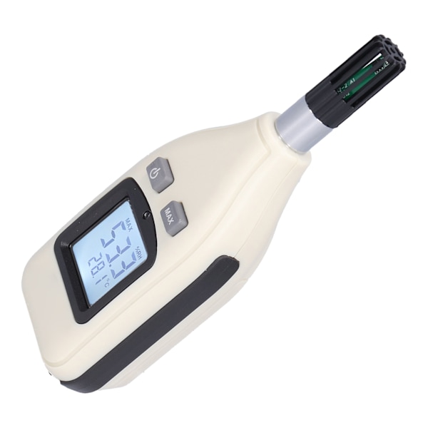 Digital Termometer Hygrometer Hög Noggrannhet Temperatur Luftfuktighetsmätare med Bakgrundsbelyst LCD-skärm