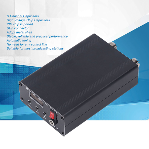 Antennetuner Importert PIC-brikke Stabil Enkel Betjening Automatisk Tuning Universal Antennetuner ATU 100 0A