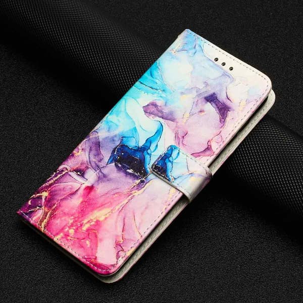 Kompatibel med Samsung Galaxy A23 5G Deksel Marmor Blå/Lilla