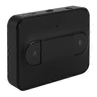 Bluetooth 5.0 Sändare Adapter Dubbel Länk Hörlurar Hem Ljudsystem Svart