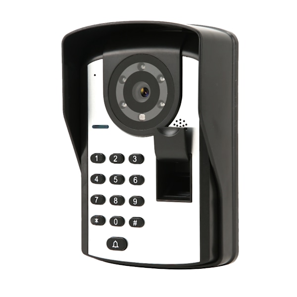 7 tommer RFID Adgangskode Videodørtelefon Trådløs Intercom Dørklokke Sæt Uden Lås 806FD11 (EU Stik)