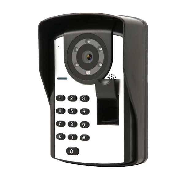 7 tum RFID Lösenord Videodörrtelefon Trådbunden Intercom Dörrklocka Kit Utan Lås 806FD11 (EU-kontakt)