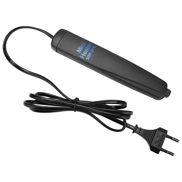 Skårfast Konstant Temperatur Mini Varmer Opvarmning Varmer Akvarium 220V EU Stik (50W)