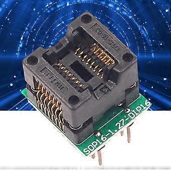 Smal Kropp SOP16 Til DIP16 Ic Programmeringskontakt Konverter Adapter For IC Kontakt Programmering Og Testing Enkel Bruk