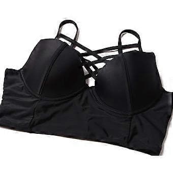 Dame Plus Size Stroppy Højtaljet Bikini Badedragt